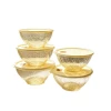 Cute glass household single fruit plate large bowl tableware factory supply new Japanese-style thickened transparent salad bowl Item Picture